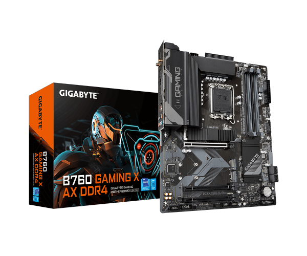 לוח Gigabyte B760 GAMING X AX DDR4 WIFI 6E BT PCIE 4.0 ATX REV1.2